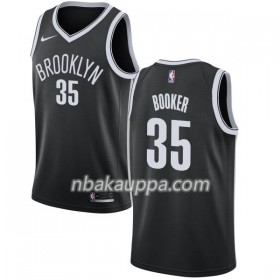 Brooklyn Nets Trevor Booker 35 Nike 2017-18 Musta Pelipaidat Swingman - Miesten